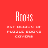 Art design of puzzle books covers