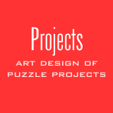 Art design of puzzle projects