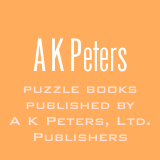 Puzzle books published by A K Peters, Ltd. Publishers