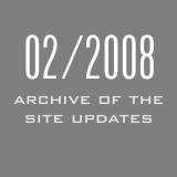 Sites Updates - 02/2008