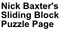 Nick Baxter's Sliding Block Puzzle Page